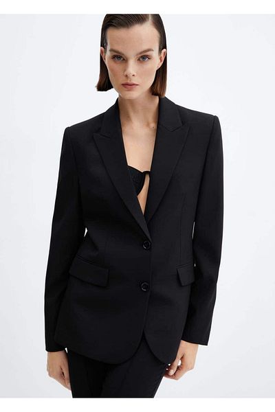 MANGO Woman Blazer jacket with buttons
