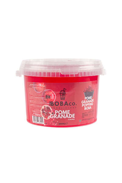 TheBobaCo. Bubblicious Bubble Tea Boba - Pomegranate / Nar 3,4kg