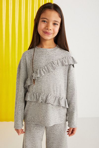 GRIMELANGE LILIANA-GRM24045 34% polyester 28% viscon 33% cotton 5%elastne women's long sleeves blouse and pantalon