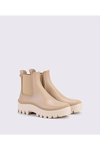 IGOR W10279 SOUL Bej&Siyah Kadın Yağmur Botu BEJ