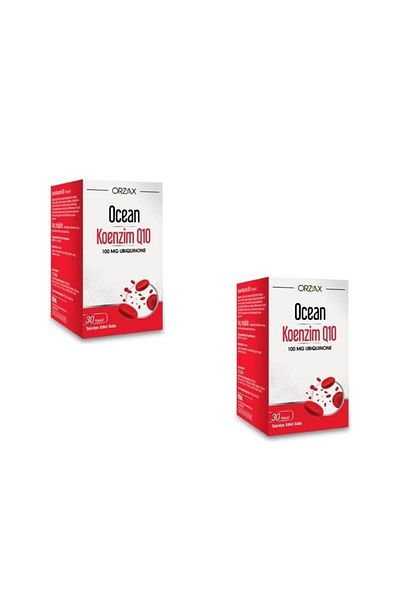 Ocean Orzax Coenzyme Q10 100mg 30 Capsules 2-Pack