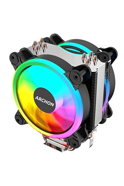 Archon فريزر X99 2 مروحة 4 أنابيب نحاسية INTEL/AMD برج نوع المعالج مروحة وحدة...