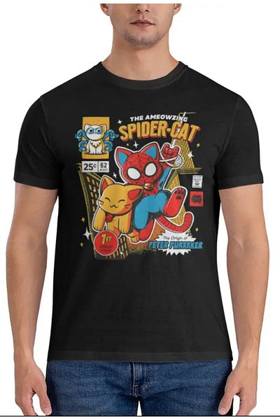Köstebek The Ameowzing Spider-Cat (Unisex) T-Shirt