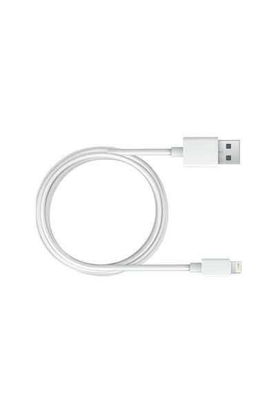 Factorial Lightning Şarj Kablosu Beyaz Iphone 11 12 13  ProMax  Modelleri  Uy...