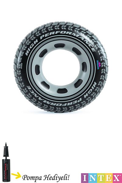 hediyecik 91 Cm Intex Giant Rubber Adult Pool and Sea Ring