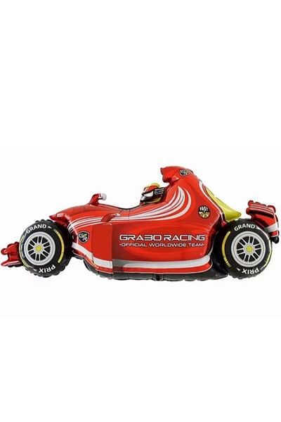 Chuva 1 Piece Red Formula 1 Race Car Foil Balloon