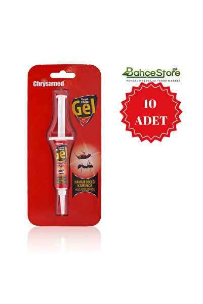 Chrysamed Fibron Gel 5 Gr. Hamam Böceği Ve Karınca Mücadelesi İçin 10 Adet