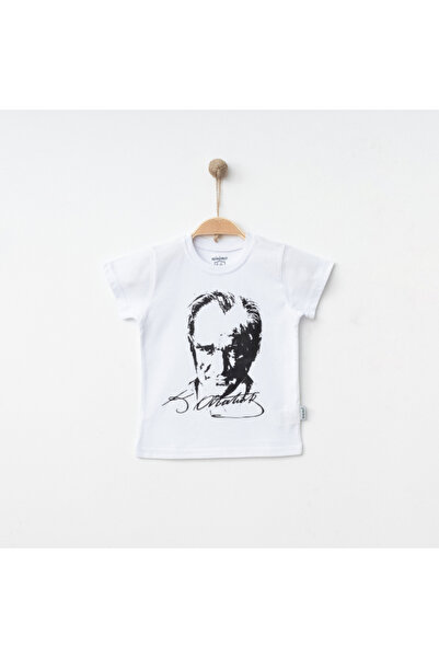winimo Λευκό μπλουζάκι Aslkids Atatürk με τύπωμα