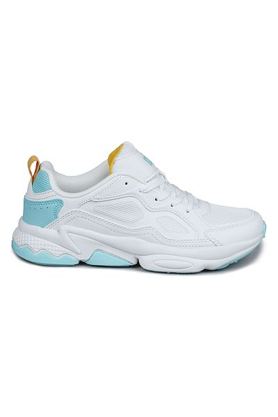 Jump 24711 White - Mint Green Women's Sneaker Casual Sneakers