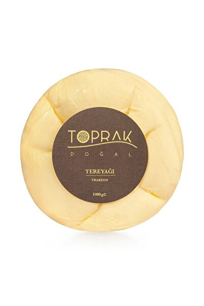 Toprak Doğal Tereyağı 1000 G Trabzon - Hakiki Trabzon Tereyağı - Yöresel Tereyağı Katkısız , Koruyucusuz