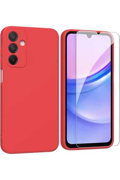 m.tk moveteck Samsung Galaxy A35 Kılıf Kamera Korumalı Yumuşak Renkli Silikon...