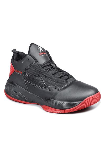 Jump 27721 Schwarz-rote Basketball-Sneaker für Jungen