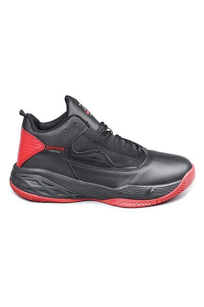 Jump 27721 Schwarz-rote Basketball-Sneaker für Jungen