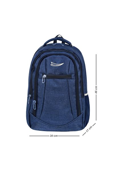 barberri Ορθοπεδικό Laptop Casual και Σχολικό Σακίδιο Πλάτης - Αδιάβροχο, Πλήρης Φόδρα και Διαμερίσματα Καμβάς