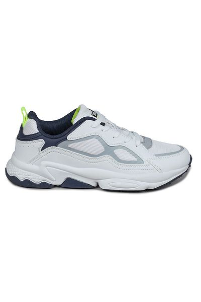 Jump 24712 White - Navy Blue Ανδρικά αθλητικά παπούτσια Casual Sneakers