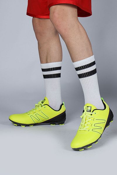 Jump 28524 Neon Green - Black Turf Astroturf Football Pantofi de fotbal