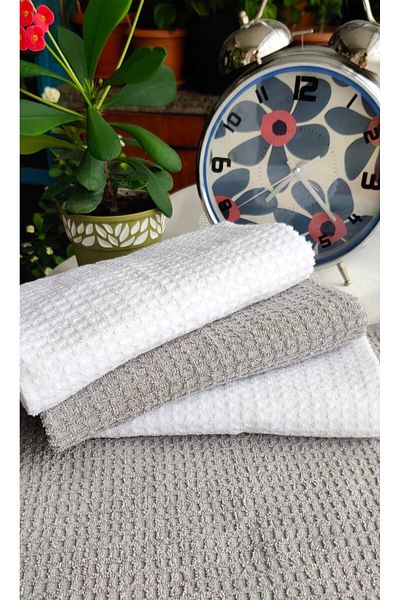 Altınbaşak EXPORT PRODUCT DECORATIVE 100%COTTON 50X75CMHAND AND FACE TOWEL, KITCHEN TOWEL, CLEANING CLOTH, SET OF 4