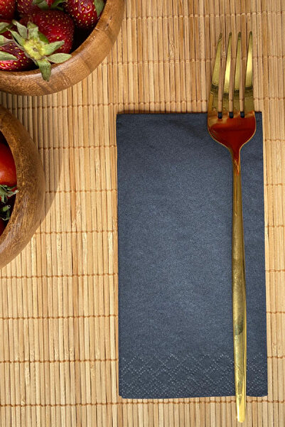 loyderlena 20'li Siyah Antrasit Sunum Peçetesi 33x33 Cm