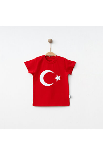 winimo Tricou roșu cu imprimeu Moon Star