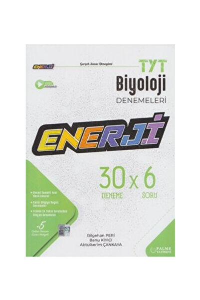 Genel Markalar Palme Yayınları TYT Biyoloji Enerji 30 Deneme Sınavı