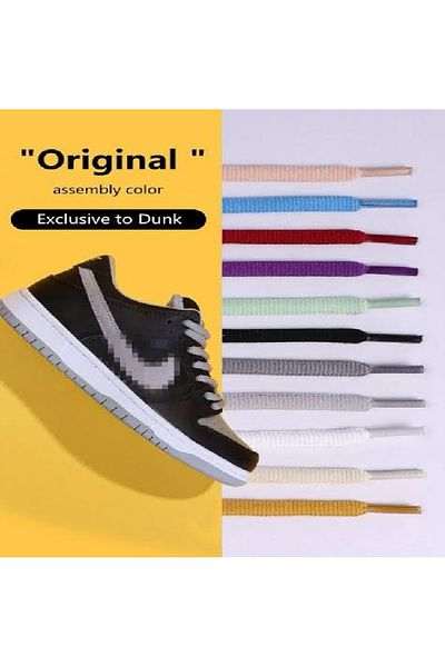 YKLİFE Exclusice Banana Shoelaces 120cm RENGARENK