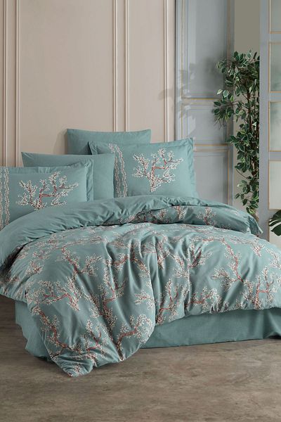Hobby Camila Green - Ranforce Double Duvet Cover Set