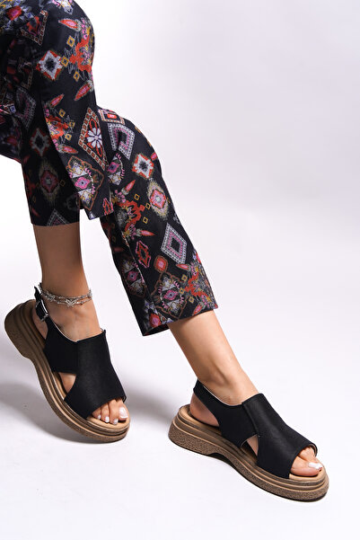 Riccon Dámské sandály Rhehihe0012201 Černé džíny