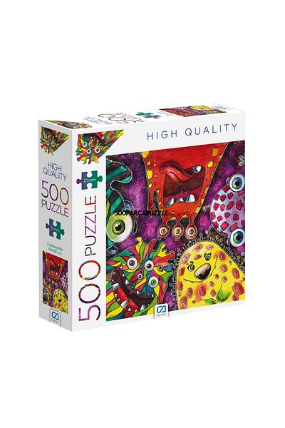 CA Games Monsters 500 Pieces 2.2mm Thickness 33x48cm Professional Hobby Puzzle Jigsaw Series