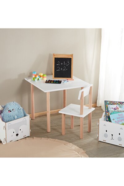BebeK on For Çocuk Masa Sandalye Takımı %100 MDF ve Ağaç Ayaklar SağlamSa BEB...