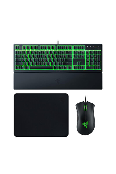 RAZER Ornata V3 X Klavye - Deathadder Essential Mouse - Goliathus Mobile Mousepad