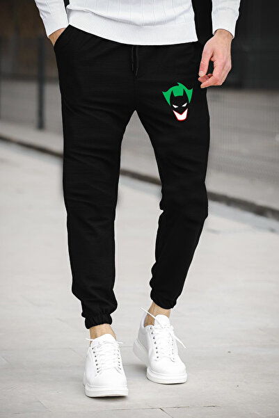 jackell بنطال رياضي بطباعة مختلطة للجنسين مع جيوب