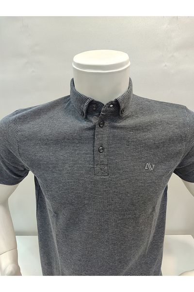 ADVANTE tricou pentru bărbați din țesătură WAFFLE GALLER SLIM FIT