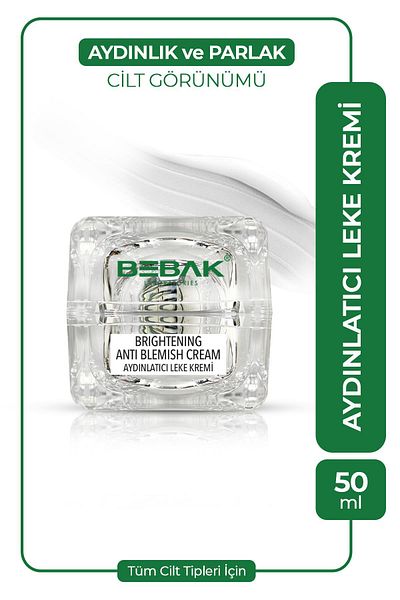 Bebak Vitamin-C Brightening Blemish Cream - SPF+15 50ML