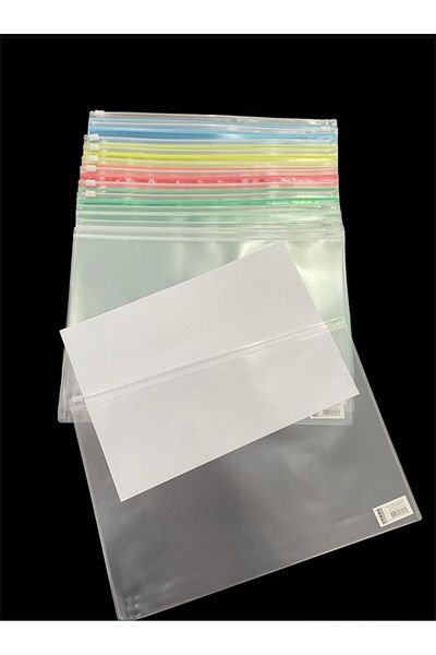 Südor ZIPPERED A4 COLORFUL FILE 12 PACK (1 PACK)