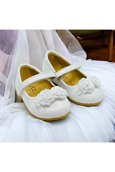 STORMY Balerini ortopedici pentru fete cu detaliu trandafir