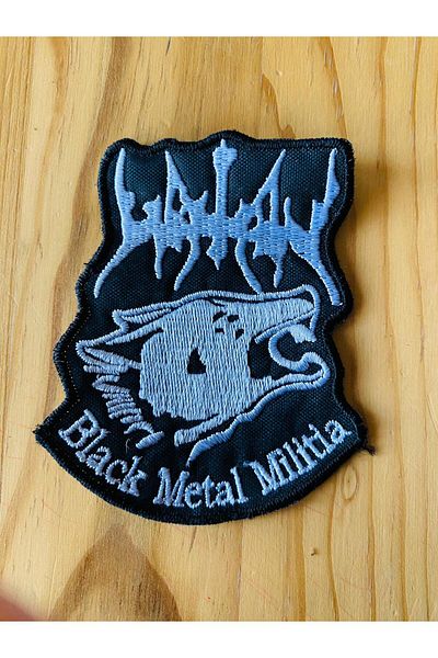 icase Set de 5 Black Metal Band Mayhem - Watain Burzum Venom Bathory Marduk Mgla Windir Beherit Peç Yama