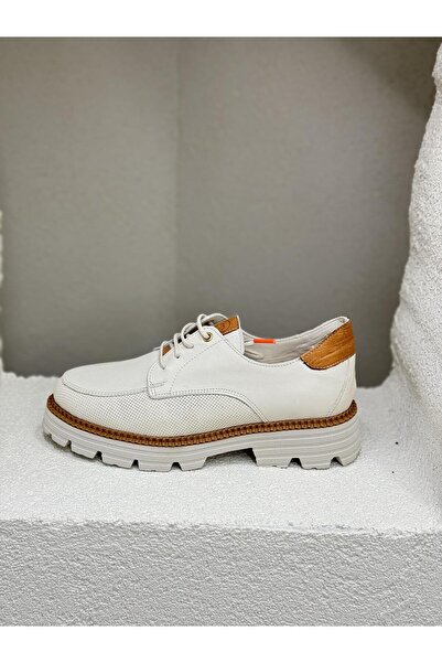 Mammamia D24YA-3850 BAĞCIKLI DERİ LOAFER AYAKKABI KADIN