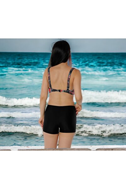 Shopiolog Μπικίνι μεγάλου μεγέθους με διπλό σχέδιο και σορτς