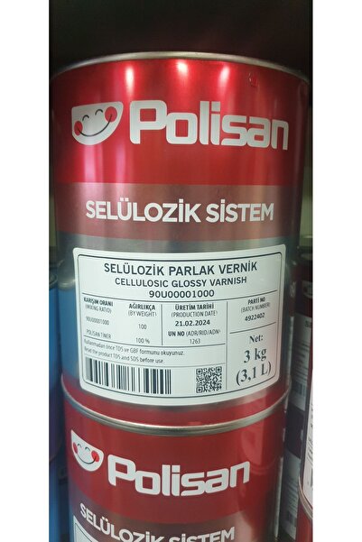Polisan Selülozik Parlak Vernik 3kg.