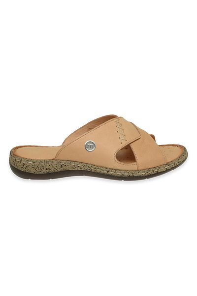 Mammamia D24Yt-2095Z Papuci de damă Daily Beige