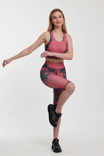 Penyelux Women's MiniPower Sports Stylish Flexible Fitness Performance Mini Tights Black