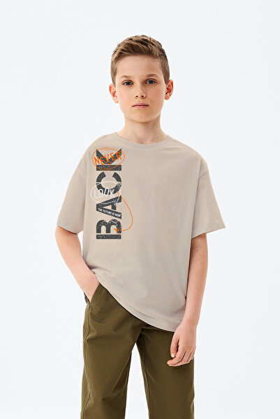 MYADA Tricou imprimat pentru băieți Never Look Back