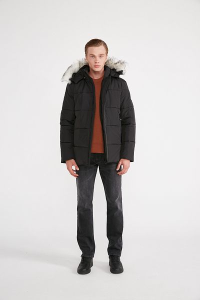 Jepublic Men's Black Jacket ( Model Code: J232200 )