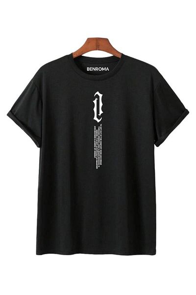 BENROMA 1 produs este un cadou pentru achiziții de 6 și mai sus Tricou pentru copii cu litere în picioare imprimate