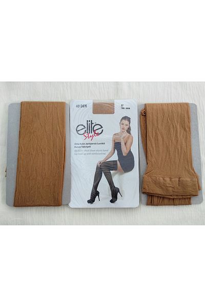 ELİTE STYLE Σετ κάλτσες Garter 3 τεμαχίων μεσαίου πάχους πάνω από το γόνατο
