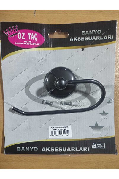 Öztaç Μαύρο ματ μοντέλο - Ανοιχτό χαρτοθήκη Öz Taç (208 SM)