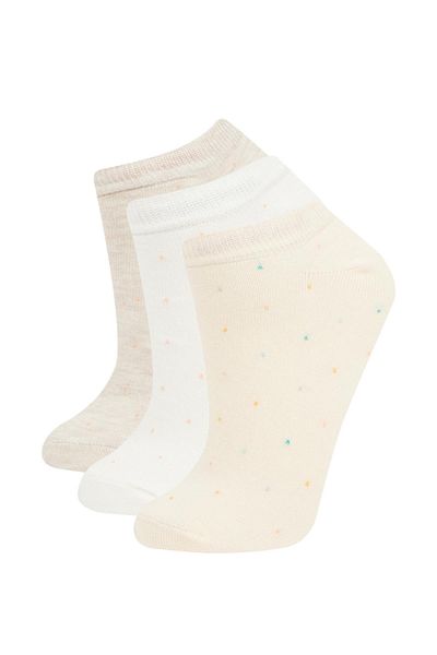 DeFacto 3-teiliges Damen-Booties-Set aus Baumwolle B6039axns