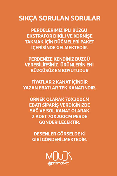 Moud's Mandala Patterned Suede Living Room Hall Background Curtain Digital Printed Extrafor Drawstring 2 Sash PRD-1099