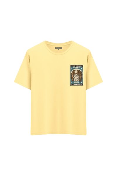Mounte Bianca Unisex Feel Extremely Upset - Oversize T-shirt