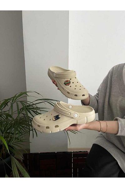 Behtah Kundura Παντόφλες παραλίας Unisex με κλειστή μαλακή σόλα Nurse Cook Seaside Beach (Μικτό 2 Στολίδι)